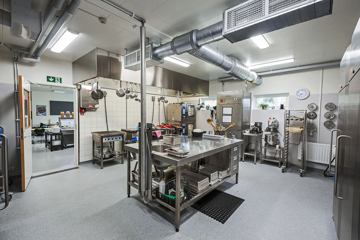 Expandia förskolepaviljong, Oxelgrenshagens förskola i södertälje, kök