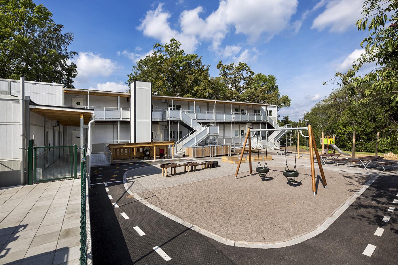 Förskolan Blynäsviken i Vaxholm förskolemoduler lekpark