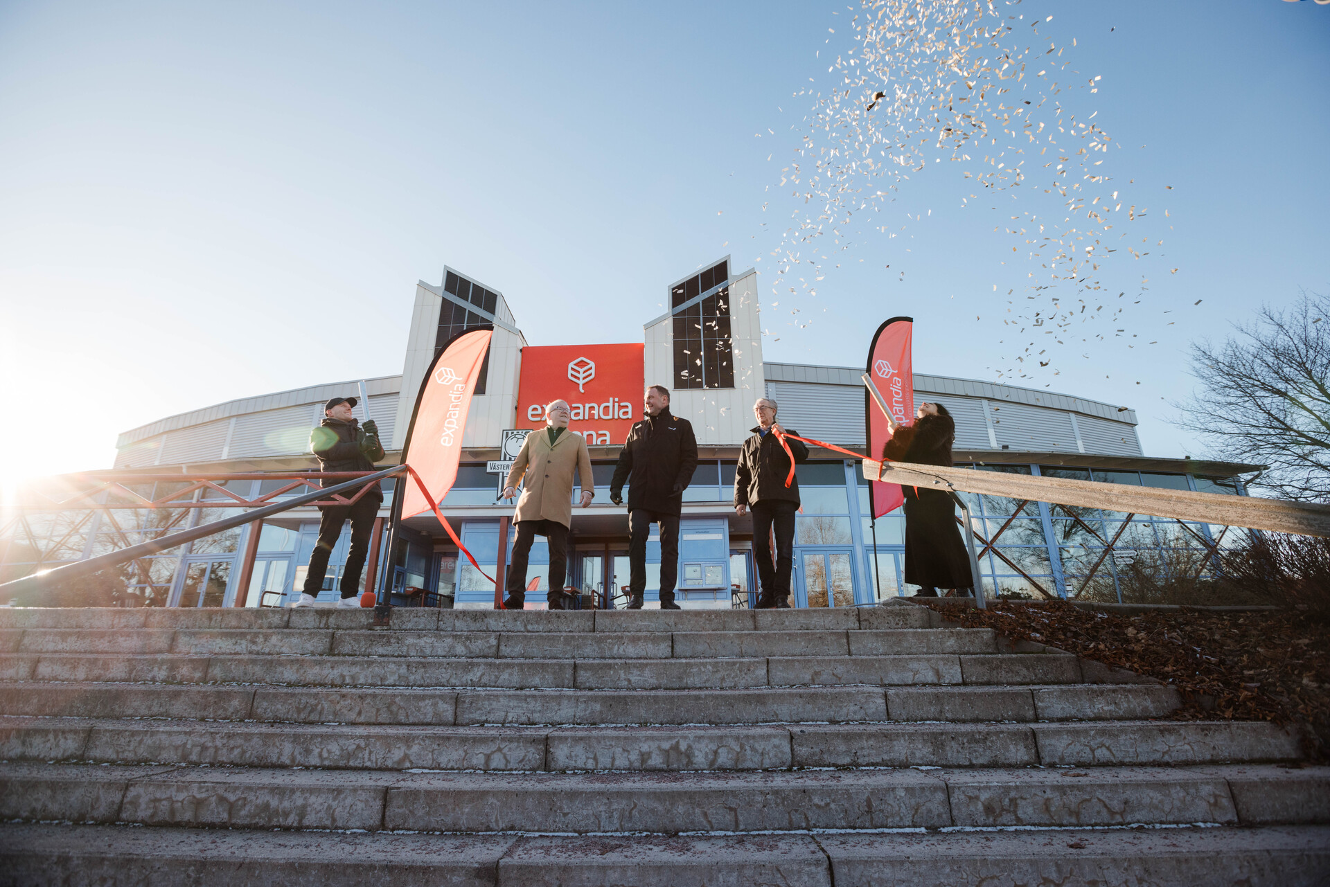 invigning av Expandia arena